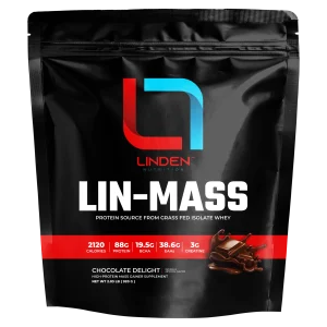 LINDEN LINMASS Mass Gainer 100% Isolate 2lb Chocolate